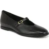 Naturalizer Elina Mary Jane Square Toe Flats In Black