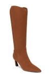 Naturalizer Emily Pointed Toe Knee High Boot In Brown