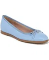 Naturalizer Essential Skimmer Flat In Bluebell Leather
