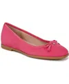 Naturalizer Essential Skimmer Flat In Pink Flash Suede