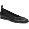 Naturalizer Estie Flat In Black Leather