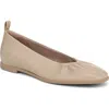 Naturalizer Estie Flat In Coastal Tan Leather