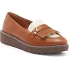 Naturalizer Expert Kilted Platform Loafer In Brown