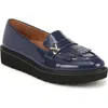 Naturalizer Expert Kilted Platform Loafer In Blue