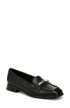 Naturalizer Fabienne Moc Toe Loafer In Black Leather