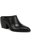Naturalizer Fairmont Pointed Toe Mule In Black Leather