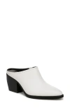 Naturalizer Fairmont Pointed Toe Mule In Warm White Leather
