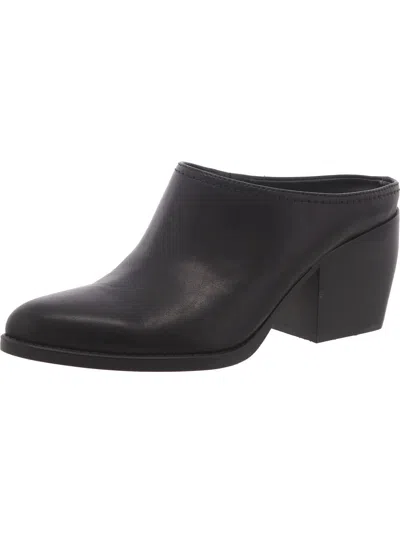 Naturalizer Fairmont Womens Leather Pointed Toe Mules In Black