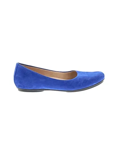 Pre-owned Naturalizer Flats In Blue