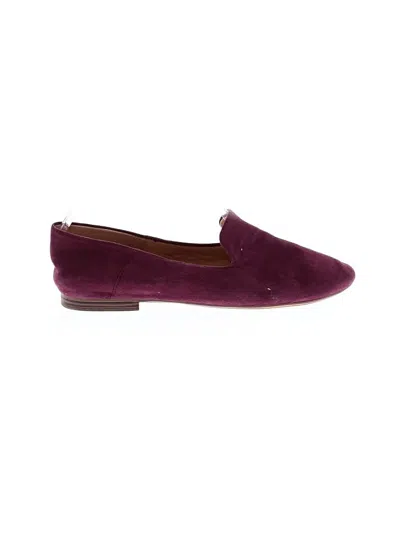 Pre-owned Naturalizer Flats In Burgundy