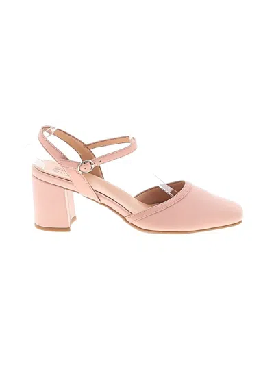 Pre-owned Naturalizer Flats In Pink