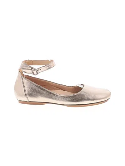 Pre-owned Naturalizer Flats In Silver