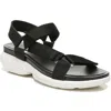 Naturalizer Flores Womens Cushioned Footbed Slingback Sport Sandals In Black