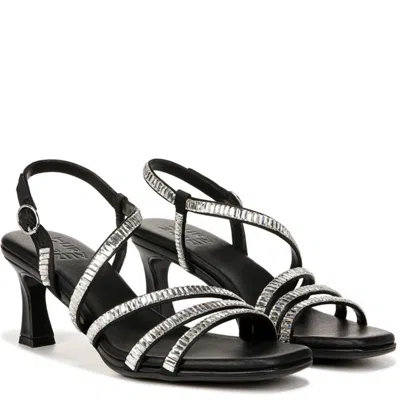 Naturalizer Galaxy 2 I9059f2001 Sandals Black Flared Heel Jzz1234