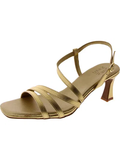 Naturalizer Galaxy Womens Slip On Evening Pumps In Gold