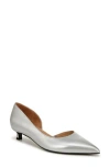 Naturalizer Gallent Womens Faux Leather Slip-on Pumps In Silver