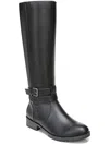 Naturalizer Garrison Womens Round Toe Side Zipper Knee-high Boots In Black