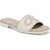 Naturalizer Genevieve Slide Sandal In Coastal Tan Woven Fabric