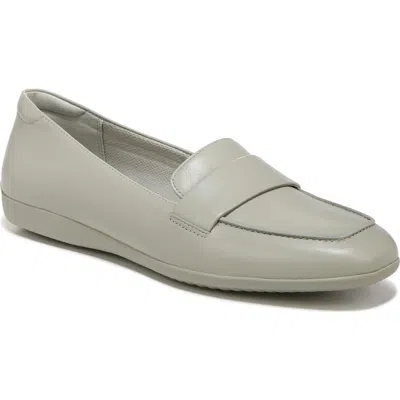 Naturalizer Genn-flow Womens Comfort Insole Slip On Penny Loafers In Gray