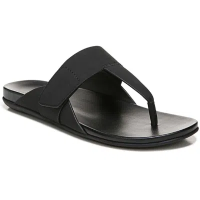Naturalizer Genn-twirl Womens Faux Leather Slip On Slide Sandals In Black