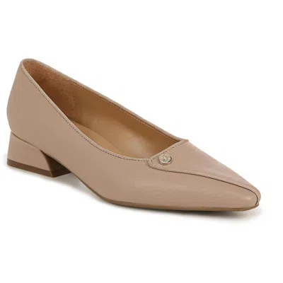 Naturalizer Georgia Womens Solid Manmade Pumps In Blush Beige Faux Leather