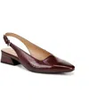 Naturalizer Ginger Slingback Pump In Cranberry Faux Patent