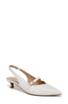 Naturalizer Grayson Slingback Mary Jane Flat In Warm White