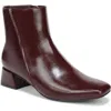 Naturalizer Hadley Square Toe Bootie In Burgundy