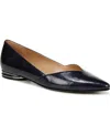 Naturalizer Havana Skimmer Flat In Midnight Blue Faux Patent
