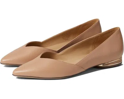 Naturalizer Havana Ballet Flats Women's Us 9.5 Cream Leather Pointed Toe Zogg174