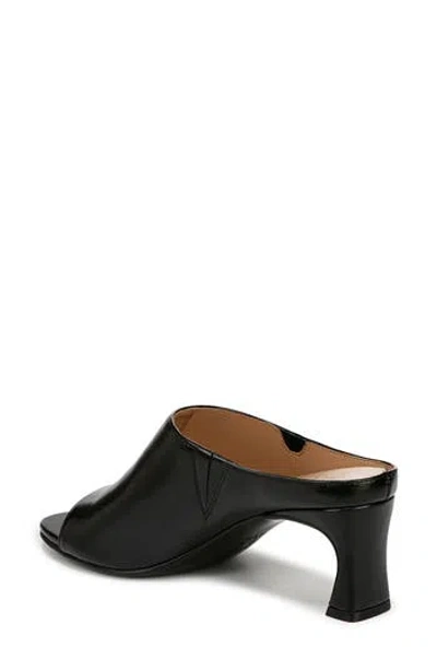 Naturalizer Imogen Slide Sandal In Black Faux Leather