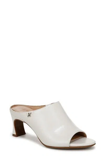 Naturalizer Imogen Slide Sandal In Warm White Faux Leather