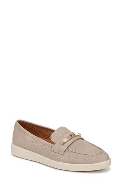 Naturalizer Isla Loafer In Warm Taupe Tan Faux Nubuck