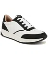 Naturalizer Jackson Lace-up Shoe In Warm White,black Leather