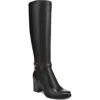 Naturalizer Womens Kalina Knee High Boots Narrow Regular Wide Extra Wide Calf In Black