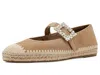 Naturalizer Java Mary Jane Espadrille Flat In Brown