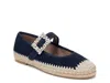 Naturalizer Java Mary Jane Espadrille Flat In Blue