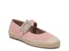 Naturalizer Java Mary Jane Espadrille Flat In Pink