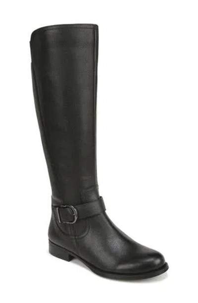 Naturalizer Jaya Knee High Boot In Black Leather