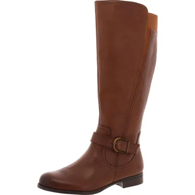 Naturalizer Jaya Womens Block Heel Man Made Knee-high Boots In Multi