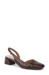 Naturalizer Jayla Half D'orsay Slingback Pump In Brown