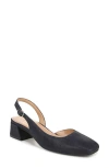 Naturalizer Jayla Slingback Pumps In Istmo Navy Leather