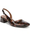 Naturalizer Jayla Mid-heel Square Toe Slingback Pumps In Brown