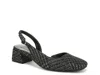Naturalizer Jayla Mid-heel Square Toe Slingback Pumps In Black