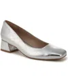 Naturalizer Jayla Pump In Silver Leather