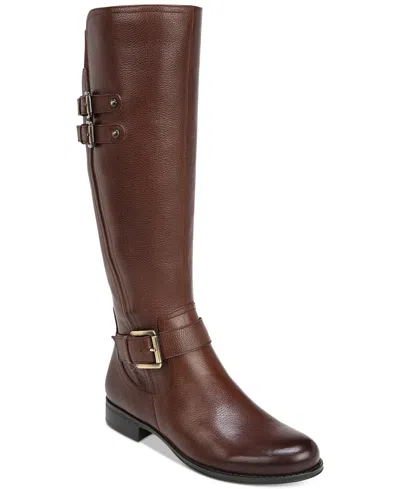 NATURALIZER JESSIE WIDE CALF RIDING BOOTS