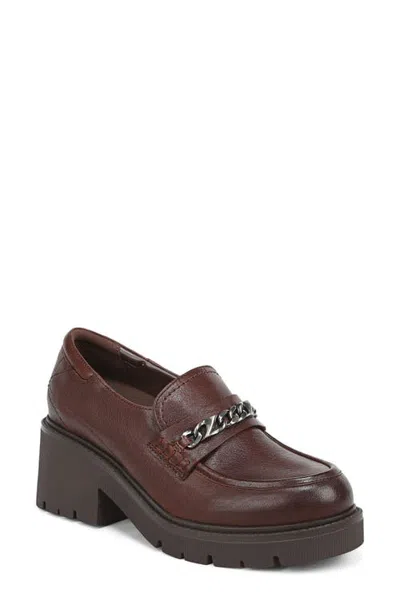 Naturalizer Jolee Leather Platform Loafer In Brown