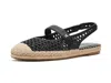 Naturalizer Jolie Slingback Espadrille Flat In Black