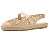 Naturalizer Jolie Slingback Espadrille Flat In Brown