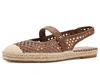 Naturalizer Jolie Slingback Espadrille Flat In Brown
